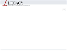 Tablet Screenshot of buildwithlegacy.com